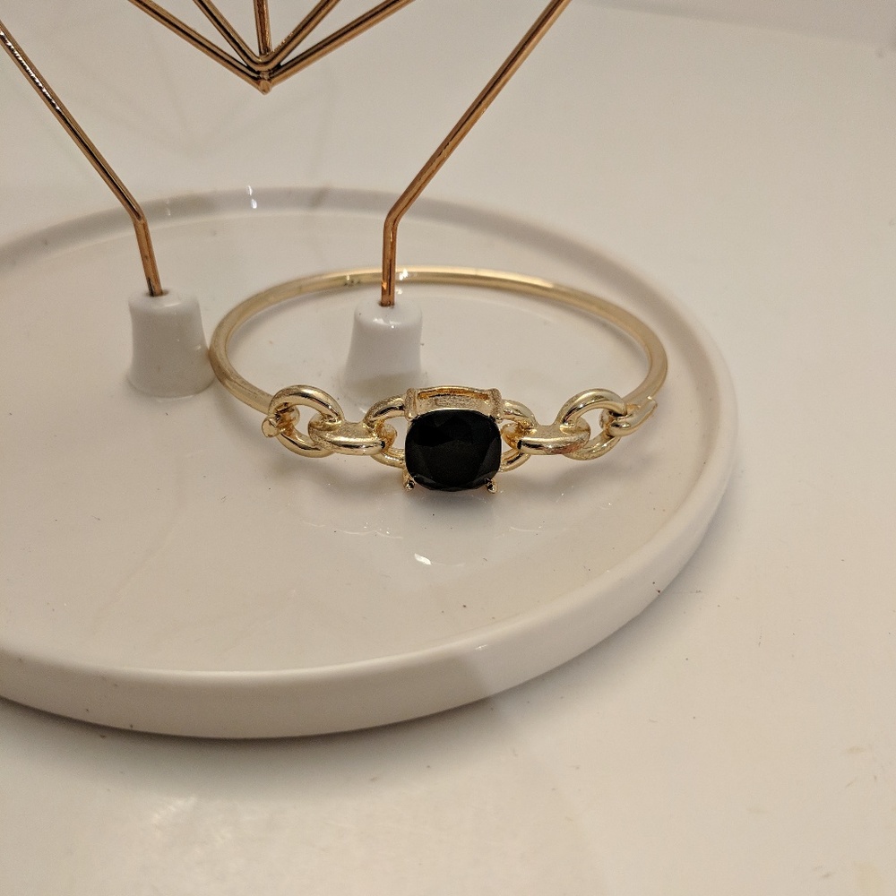 Black and gold bracelet